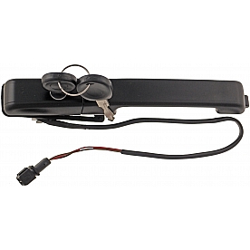 Help! By Dorman Exterior Door Handle - Plastic Black Single - 94496
