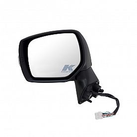 K-Source Exterior Mirror Electric OEM Black Single - 71006U