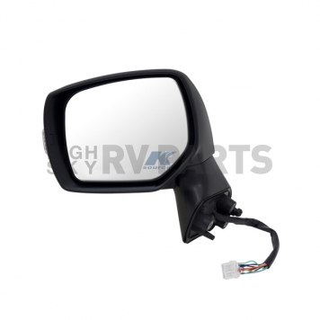 K-Source Exterior Mirror Electric OEM Black Single - 71006U