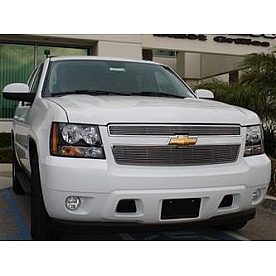 T-Rex Truck Products Grille Insert - Horizontal Bar Rectangular Polished Aluminum - 20051