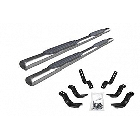 Go Rhino Nerf Bar 4 Inch Stainless Steel Oval - 104404080P