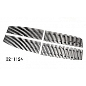 Paramount Automotive Grille Insert - Polished Aluminum 8 Millimeter Vertical Style - 321124