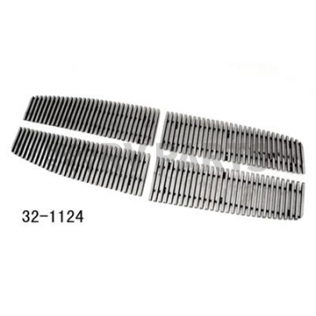 Paramount Automotive Grille Insert - Polished Aluminum 8 Millimeter Vertical Style - 321124