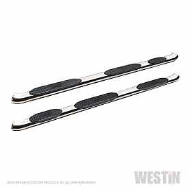 Westin Automotive Nerf Bar - Truck Wheel to Wheel Polished Steel Oval - 21-534730