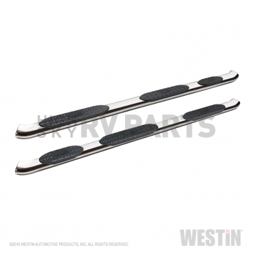 Westin Automotive Nerf Bar - Truck Wheel to Wheel Polished Steel Oval - 21-534730