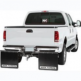 Rock Tamers Mud Flap - Rubber Black Matte Set Of 2 - 00108