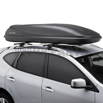 SportRack Cargo Box Carrier 17 Cubic Feet Capacity Passenger Side Opening ABS Plastic - SR7017-1