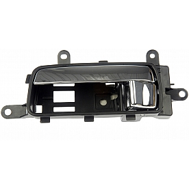 Help! By Dorman Interior Door Handle - Plastic Charcoal Housing With Silver Lever Single - 81537