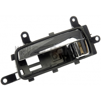 Help! By Dorman Interior Door Handle - Plastic Charcoal Housing With Silver Lever Single - 81537-2