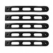 DV8 Offroad Exterior Door Handle Trim - Black Stainless Steel Natural - P190026BK5