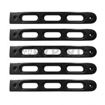 DV8 Offroad Exterior Door Handle Trim - Black Stainless Steel Natural - P190026BK5