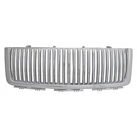 ProEFX Grille - Vertical Bar Silver ABS Plastic - EFX3538
