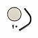 Rugged Ridge Exterior Mirror Manual Round Single - 1102523