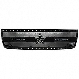 RBP (Rolling Big Power) Grille Insert - Black Stainless Steel Rectangular - 967115