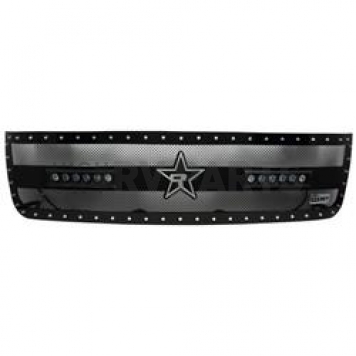RBP (Rolling Big Power) Grille Insert - Black Stainless Steel Rectangular - 967115