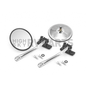 Rugged Ridge Exterior Mirror Manual Round Set Of 2 - 1102610
