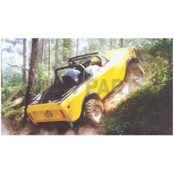 Bushwacker Fender Flare - Black Dura-Flex 2000 ABS Smooth Plastic Matte Set Of 2 - 6000101-2
