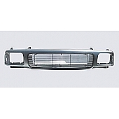 Street Scene Grille - Silver Aluminum - 95075517