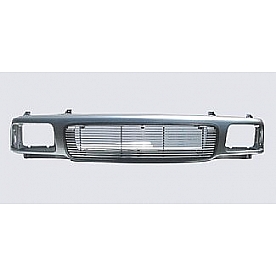Street Scene Grille - Silver Aluminum - 95075517