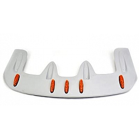 JSP Automotive Roof Visor - Primered Fiberglass Gray - 12339L
