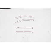 Auto Ventshade (AVS) Rainguard - Bright White - Vehicle Color Code PW7 Acrylic Set Of 4 - 994004-PW7
