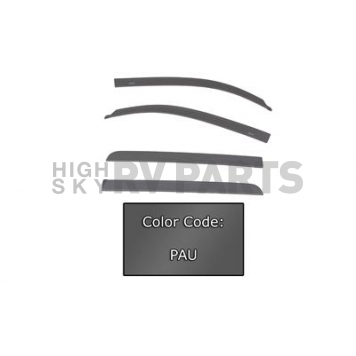 Auto Ventshade (AVS) Rainguard - Granite Chrystal - Vehicle Color Code PAU Acrylic Set Of 4 - 994004-PAU