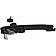 Help! By Dorman Exterior Door Handle - Plastic Black Single - 94498