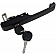 Help! By Dorman Exterior Door Handle - Plastic Black Single - 94498