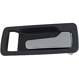 Help! By Dorman Interior Door Handle - Plastic Black Housing With Silver Lever Single - 92448