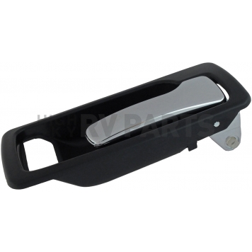 Help! By Dorman Interior Door Handle - Plastic Black Housing With Silver Lever Single - 92448-2