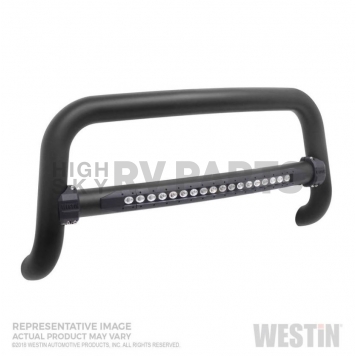 Westin Automotive Bull Bar Tube 3-1/2 Inch Black Textured Powder Coated  Steel - 32-31125T-L