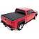 Lund International Tonneau Cover Soft Folding Black Matte Canvas/ Twill Weaved Fabric - 95898