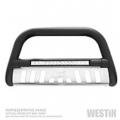 Westin Automotive Bull Bar Tube 3 Inch Black Textured Powder Coated  Steel - 32-3975L