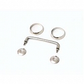 Rugged Ridge Windshield Tie Down - Stainless Steel Silver - 1110401