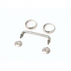 Rugged Ridge Windshield Tie Down - Stainless Steel Silver - 1110401