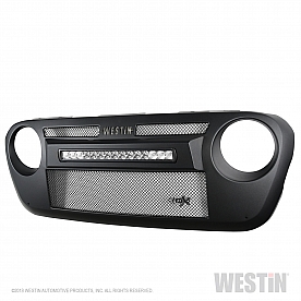 Westin Automotive Grille - Mesh Textured Black Steel - 34-1115