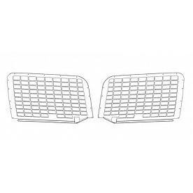 Westin Automotive Window Guard - Powder Coated Steel Black - 35-16035