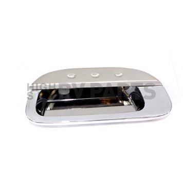 All Sales Tailgate Handle - Polished Aluminum Silver - 503D