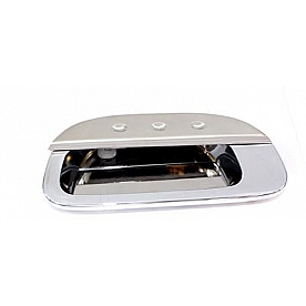 All Sales Tailgate Handle - Chrome Plated Aluminum Silver - 503DC