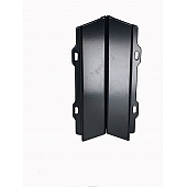 Westin Public Safety Bumper Push Bar Top Channel Cover Powder Coated Black Steel - 36-2005WC