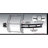 Westin Public Safety Bumper Push Bar 3 Inch Powder Coated Black Steel - 36-2015