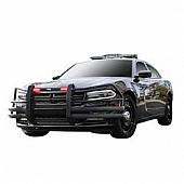 Westin Public Safety Bumper Guard - Powder Coated Black Steel - 1-1/2 Inch - 36-2035PB