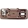 Help! By Dorman Interior Door Handle - Plastic Brown Housing With Silver Lever Single - 92431