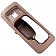 Help! By Dorman Interior Door Handle - Plastic Brown Housing With Silver Lever Single - 92431