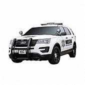 Westin Public Safety Bumper Push Bar 3 Inch Powder Coated Black Steel - 36-2055