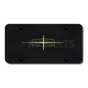 Automotive Gold License Plate - Lincoln Logo Stainless Steel - LINHGB