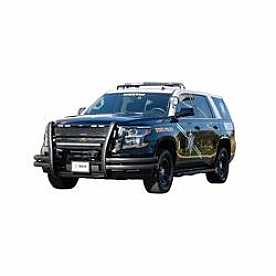 Westin Public Safety Bumper Guard - Powder Coated Black Steel - 36-53805PB
