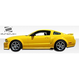 Extreme Dimensions Side Skirt - Primered Fiberglass Reinforced Plastic Black Set of 2 - 104768