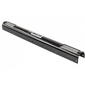 Westin Public Safety Bumper Push Bar Top Channel Cover Powder Coated Black Steel - 36-6005F2