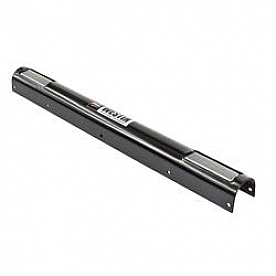 Westin Public Safety Bumper Push Bar Top Channel Cover Powder Coated Black Steel - 36-6005S2